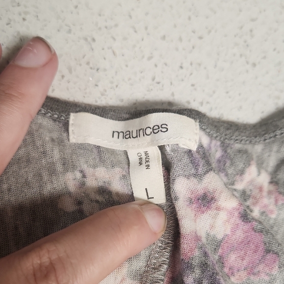 Home Graphic Tee with Floral Sleeves - Picture 4 of 8